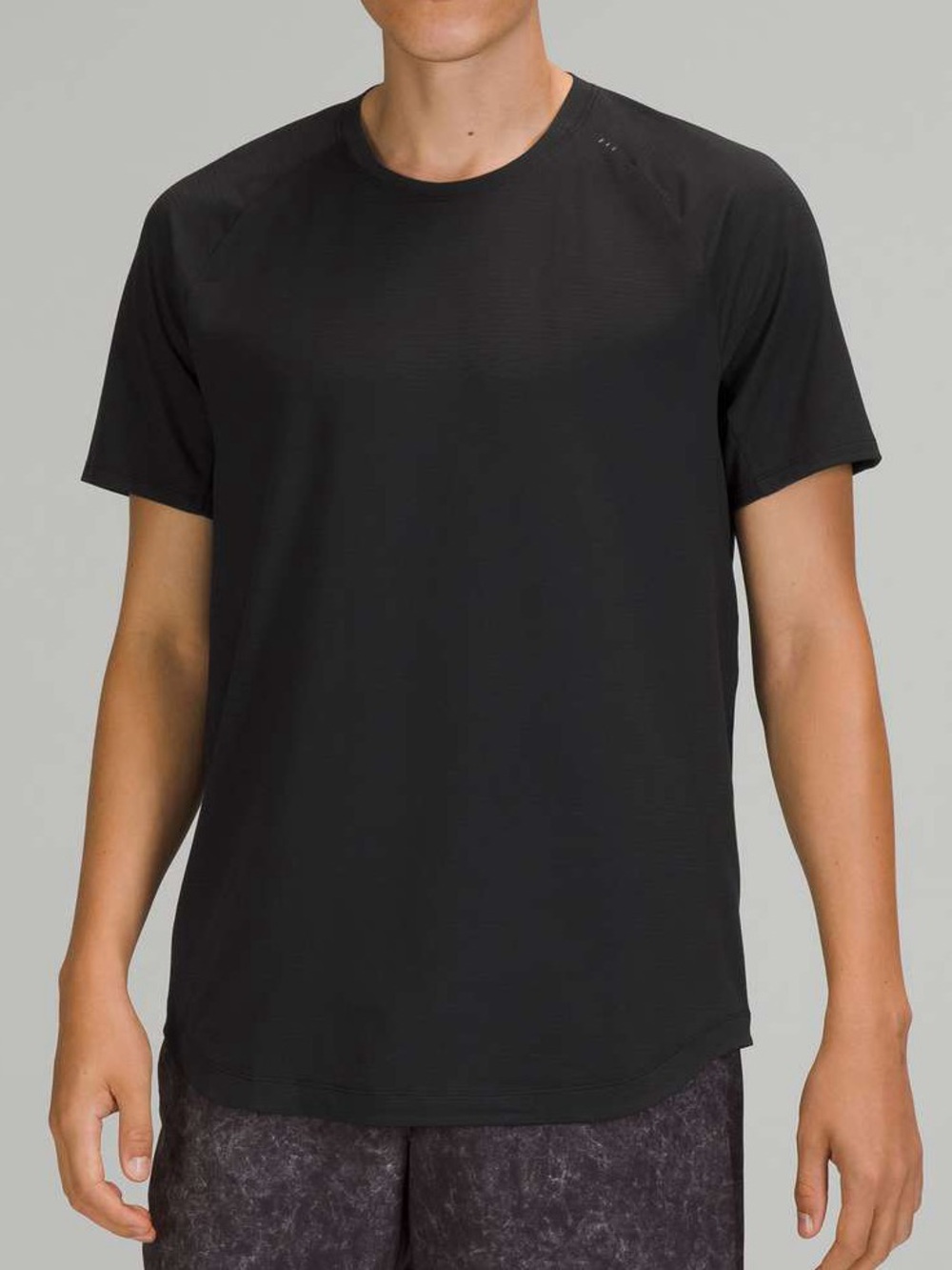 Lululemon Drysense Short Sleeve Black Tee Athletic Workout Active T-Shirt EUC XL